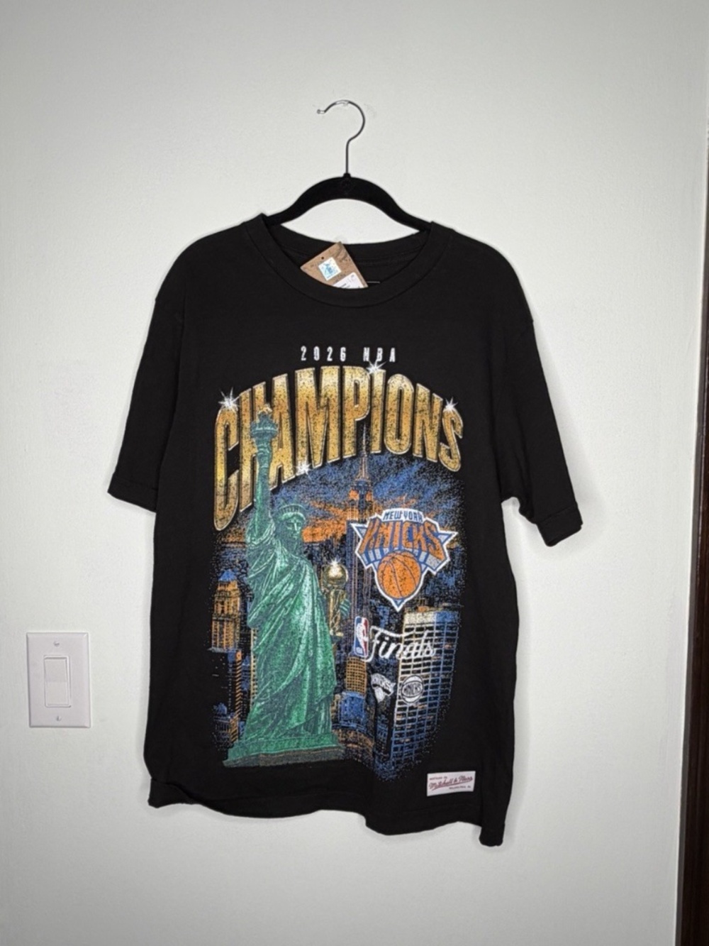 Mitchell & Ness New York Knicks 2026 NBA Final Champions City Shirt Black Medium
